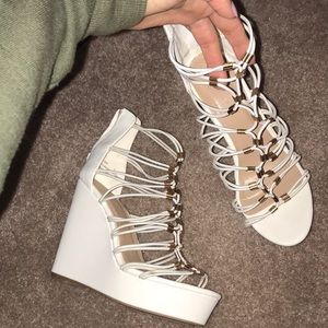 White wedges